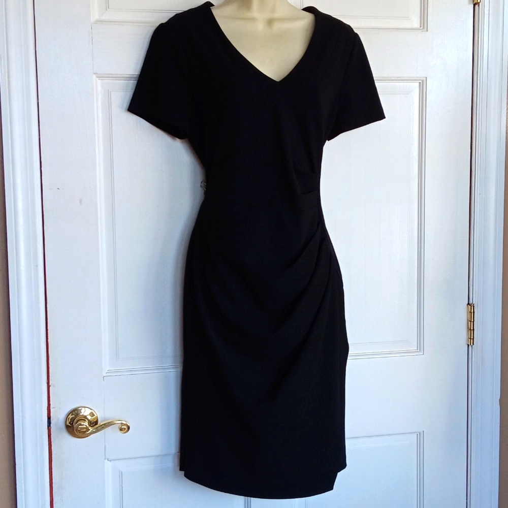NYDJ Lift Tuck figure flattering dress in black